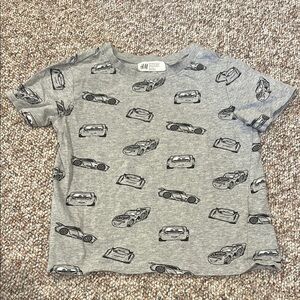 H&M Lightning McQueen Gray Tee